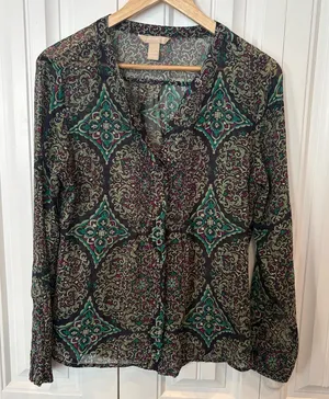 Banana Republic‎ Blouse Size Medium thumbnail 1