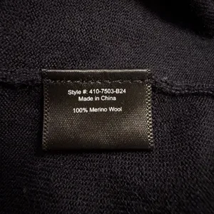 Jenni Kayne Grayson Merino Wool Polo Sweater Sz XS Black Quiet Luxury Minimalist thumbnail 9