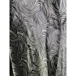 jacket blazer silver swirl boxy 1980s Size XL thumbnail 3