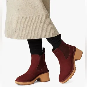Sorel Women's Hi-Line Heel Chelsea Boots US6.5 Spice, Tawny Buff $190 thumbnail 9