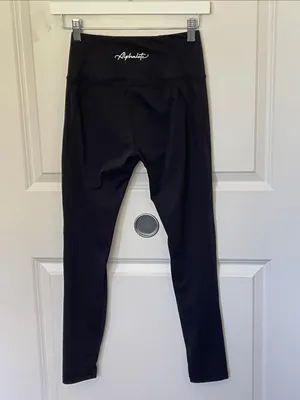 Alphalete Black 7/8 Length Leggings Medium Workout thumbnail 2