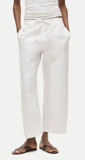 J. Crew Luna pant in cotton poplin thumbnail 1