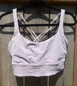 Lululemon Free to Be Serene Bra Long Line Lavender Purple Size 10 W2BGSL thumbnail 1