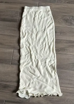 Sundays primrose skirt in white thumbnail 6