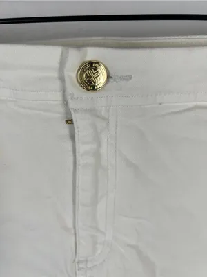 Lilly Pulitzer Colette Denim Skort Resort White Size 16 NWT thumbnail 3