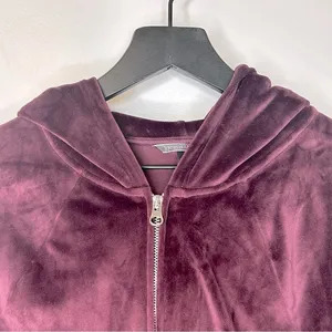 Victorias Secret Purple Velour Tracksuit Size‎ XS thumbnail 4