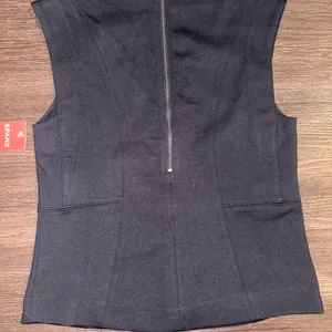 NWT SPANX The Perfect‎ Ponte V-Neck Seamed Top small thumbnail 7