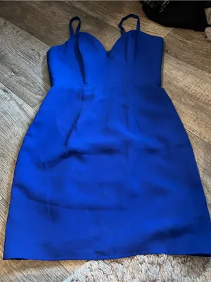 NBD x Naven Twins Mini Dress in Royal Blue size small thumbnail 9