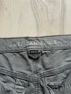 Gray American Eagle Flared pants size 6L thumbnail 4