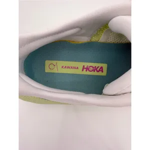 Hoka Womens 8 White Kawana Running Shoes Sneakers Teal Pink Lime Green thumbnail 8