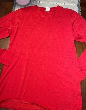 womans size xxl red zyia active long sleeve thumbnail 1