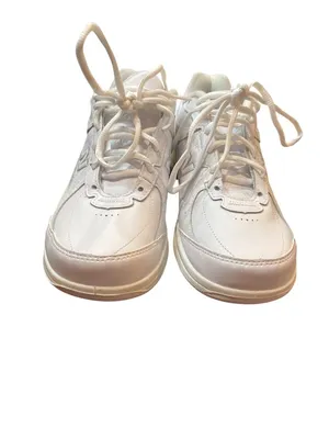 New Balance 577 wms SL2 white leather low top walking sneakers sz 8.5D SKU 10-3 thumbnail 11