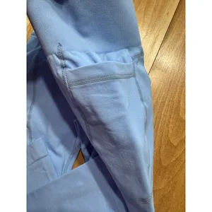 Unbranded Light Blue High Waisted Scrunch‎ Butt Seamless Leggings with Pockets M thumbnail 2