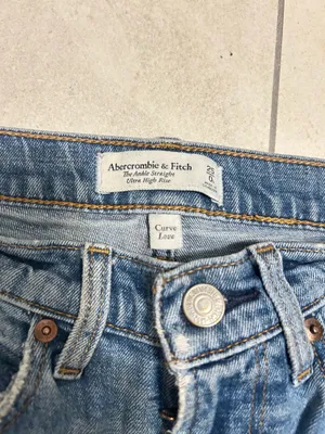 Abercrombie Ankle Straight Ultra High-Rise Jeans Curve thumbnail 5