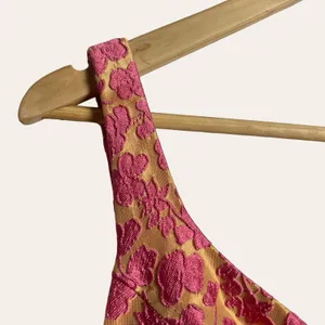 Jill Jill Stuart Pink Floral Jacquard Sweetheart Cocktail Midi Dress Size 0 thumbnail 9