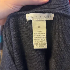 NWT Tweeds Angora Wool Blend Cardigan sz XL thumbnail 3