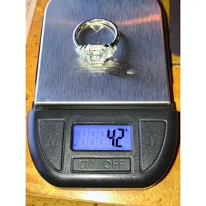 Natural Aquamarine Blue Topaz Sterling Silver Ring Size 9 thumbnail 10