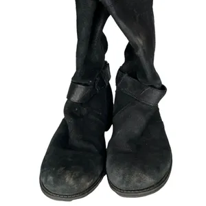 UGG Black Suede Moto Boots‎ thumbnail 2