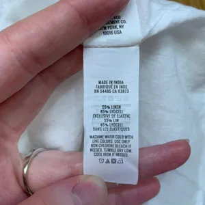 Aerie Women White‎ Linen Blend Cutout Side Tie Mini Dress Summer Size Small S P thumbnail 6