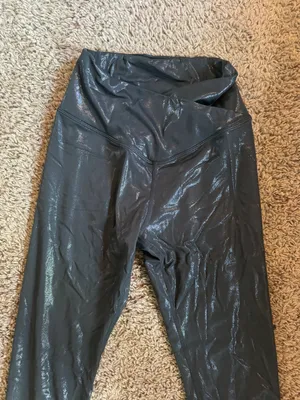 Halara Metallic  Crossover Leggings thumbnail 1
