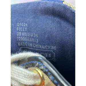 Coach Polly Signature Monogram Canvas Sneakers Brown Blue Green Womens 5.5B‎ thumbnail 7