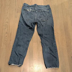 Agolde Los Angeles Distressed Straight Leg Crop Jeans Medium Wash Size 31 thumbnail 6