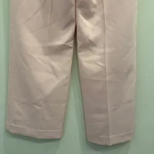 Scotch & Soda Pastel Cadillac Pink Edie Tailored Wide Leg Crepe Trousers Large‎ thumbnail 8