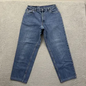Vintage 90s Levi's 550 Relaxed Fit Tapered Leg Jeans Made In USA Women 14 x 26.5 thumbnail 2