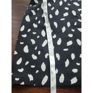 Reformation Black White Spotted Austin Mini Dress Size 12 Feminine Retro Y2K thumbnail 5
