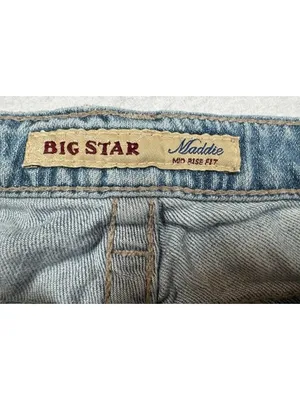 Big Star Maddie Boot Cut Jeans Mid Rise Fit Medium Wash Tagged Women's Size 29L thumbnail 8