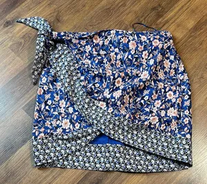 Fate Blue and Pink Floral Skirt thumbnail 1