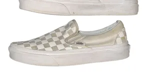 Vans unisex checkered canvas slip on sneakers thumbnail 4