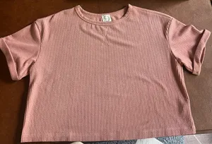 Blue Rain Pink Crop Top thumbnail 1