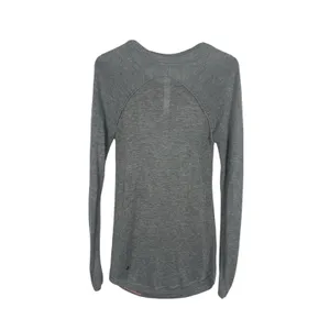 Lululemon Cashmere Blend Sweater Tunic Gray Size 2 Lightweight Thumbholes thumbnail 6