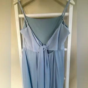 Show Me Your Mumu Bridesmaid Dress XL - Soft Blue Tie Back thumbnail 5