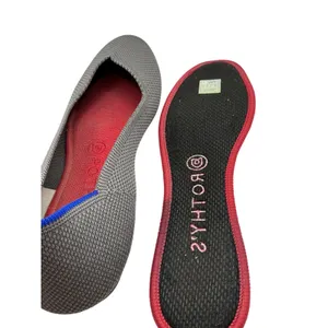 Rothys The Flat Charcoal‎ Heather Grey Pointed Toe Ballet Flats Womens 9 thumbnail 6