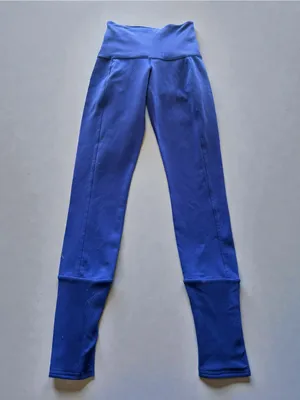 Karma‎ Athletics High-Rise Ribbed Cuff Leggings Blue - XS thumbnail 2