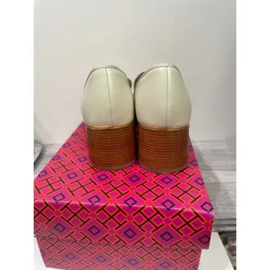 Tory Burch Everly 55mm Loafer Dulce De Leche Croc Leather Block Heel 137837 5.5M thumbnail 4