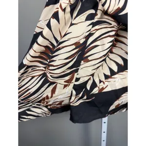 CUPSHE One Shoulder Tropical Palm Print Romper Black Resort Vacation NWT Large‎ thumbnail 3