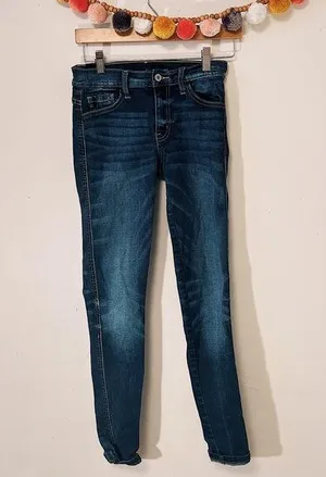 Kancan Dark Wash Skinny Jeans size 25 thumbnail 1
