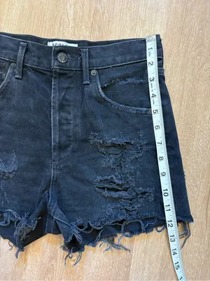 AGOLDE Parker Vintage Cut Off Distressed Shorts thumbnail 6