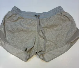 Lululemon Woman’s Size 8 Gray Speed-up Shorts thumbnail 1