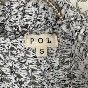 POL Cozy Lightweight Gray Open Knit Cardigan Sweater - Size - Small thumbnail 4