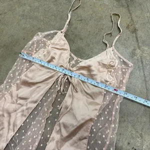 Victoria’s secret coquette polka dot satin lace lingerie top thumbnail 3