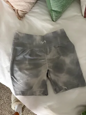 TLF Seamless Scrunch Shorts Gray thumbnail 4
