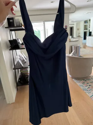 Princess Polly navy blue mini dress thumbnail 2
