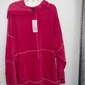 New XL Wild Fable New Pink Hooded Sweatshirt thumbnail 3