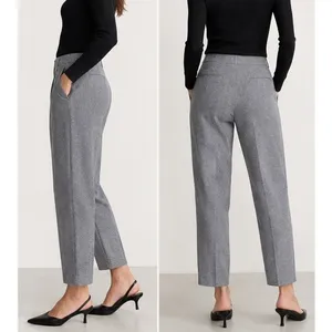 Aritzia Wilfred Chambery Trouser Wool Cropped Dress Pants Pockets Size 0 thumbnail 8
