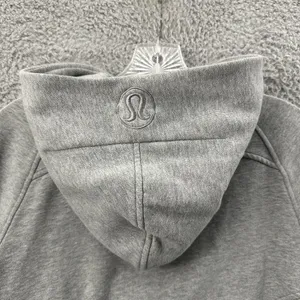 Lululemon Scuba Oversized Half Zip Hoodie Heathered Core Medium Grey W XS Small thumbnail 4