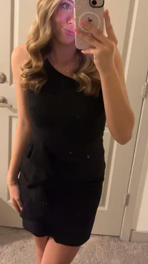 Hello Molly Black Mini Dress thumbnail 3